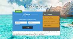 Desktop Screenshot of gograndgetaways.com